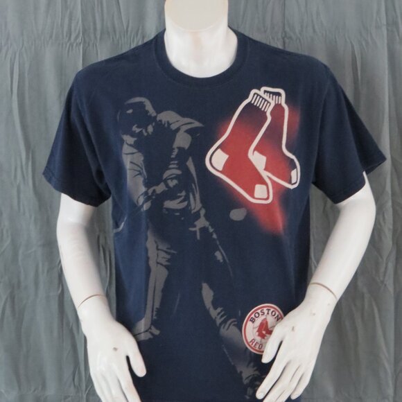 Retro Boston Red Sox Shirt - Lee Sports Big Graphics - Men's Large - Picture 1 of 10
